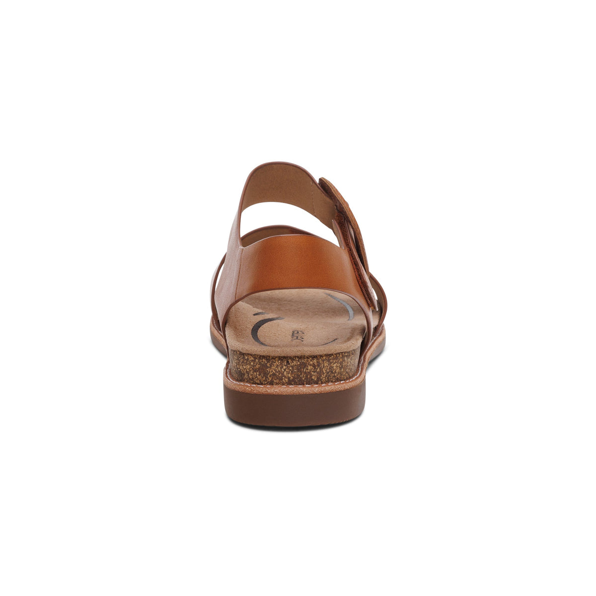 Claire Quarter Strap Sandal - Cognac
