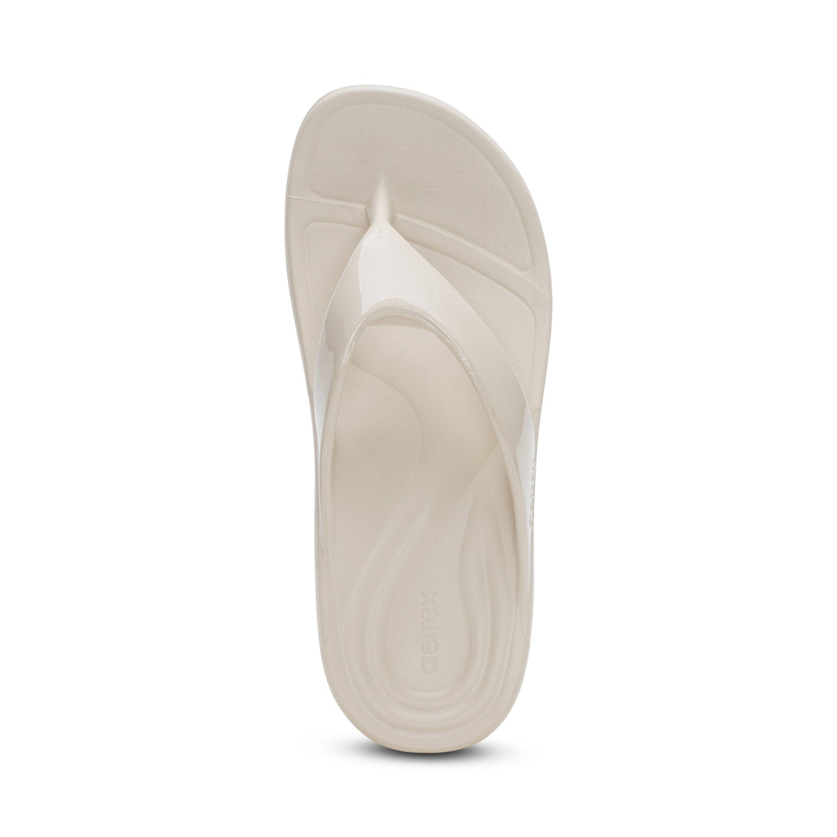 Maui Orthotic Women's Flips - Ivory Gloss