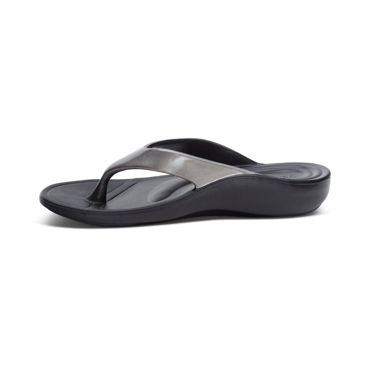 Maui Orthotic Women's Flips - Pewter Metallic