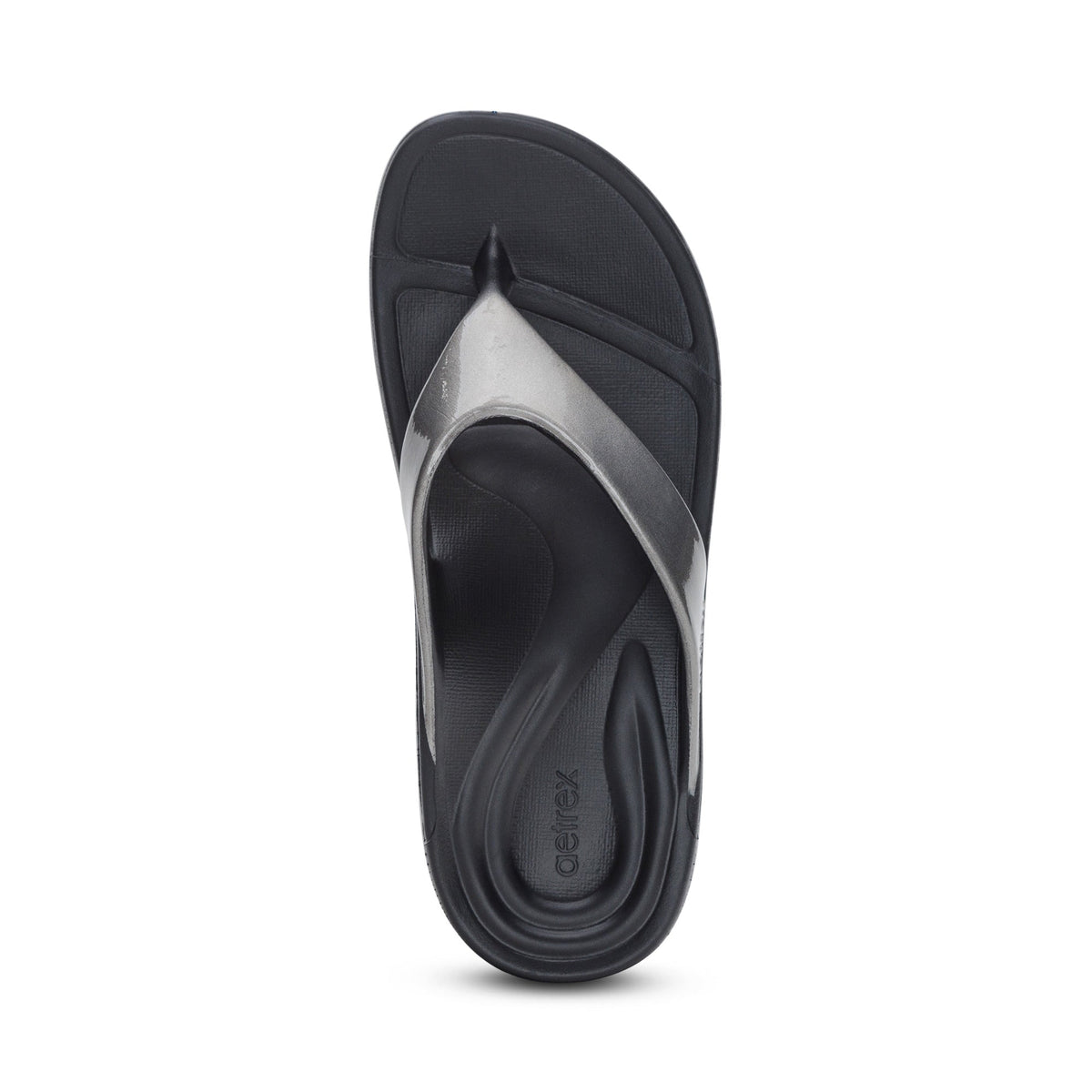 Maui Orthotic Women's Flips - Pewter Metallic
