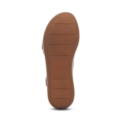 Ariel Adjustable Quarter Strap Wedge  - Sand