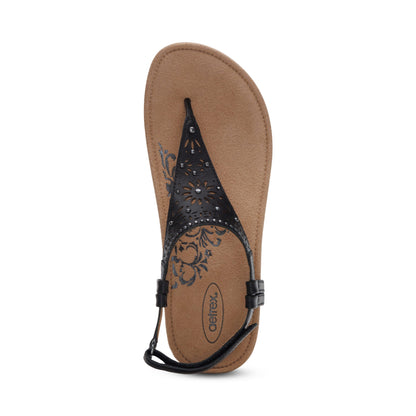Evelyn Thong Sandal - Black