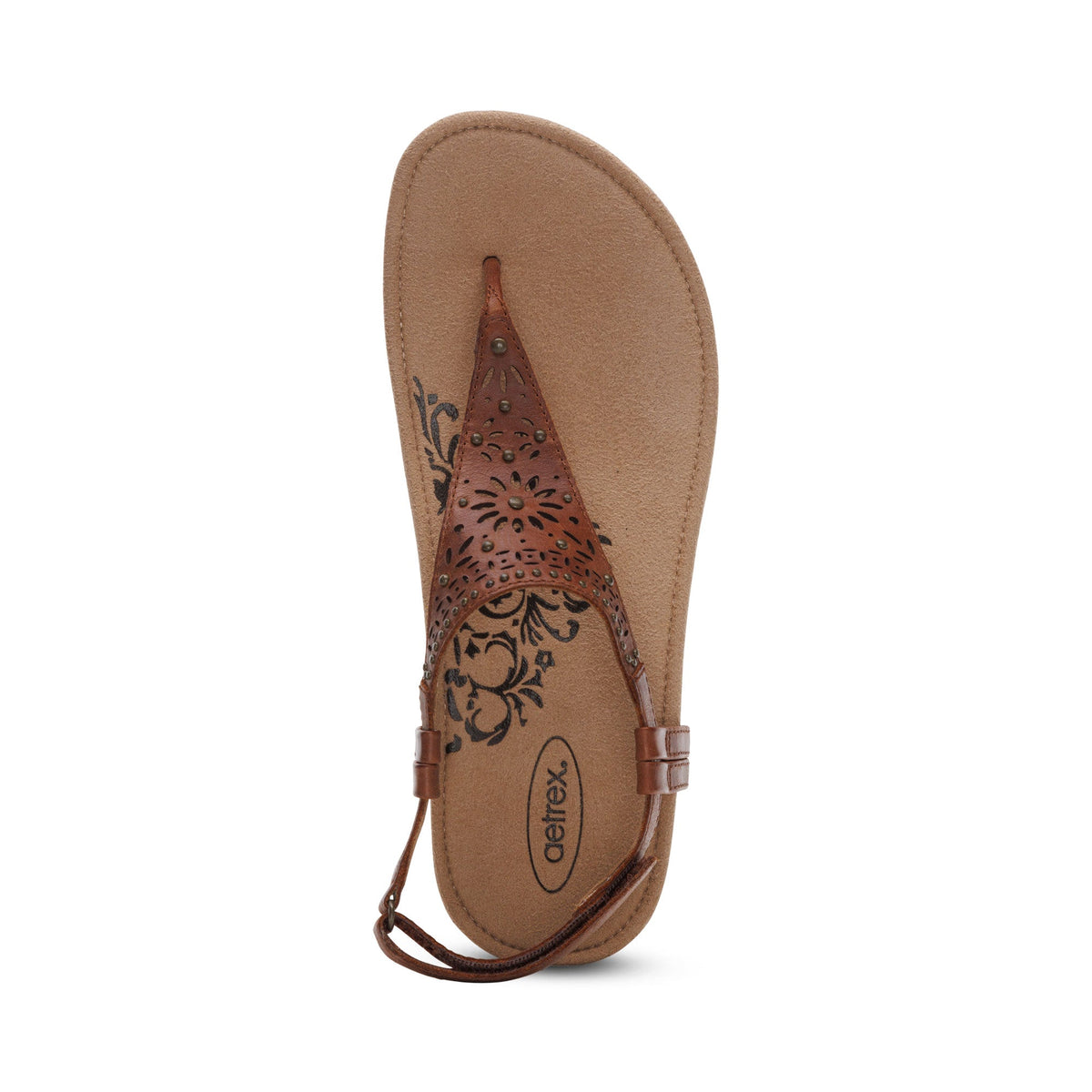 Evelyn Thong Sandal - Walnut