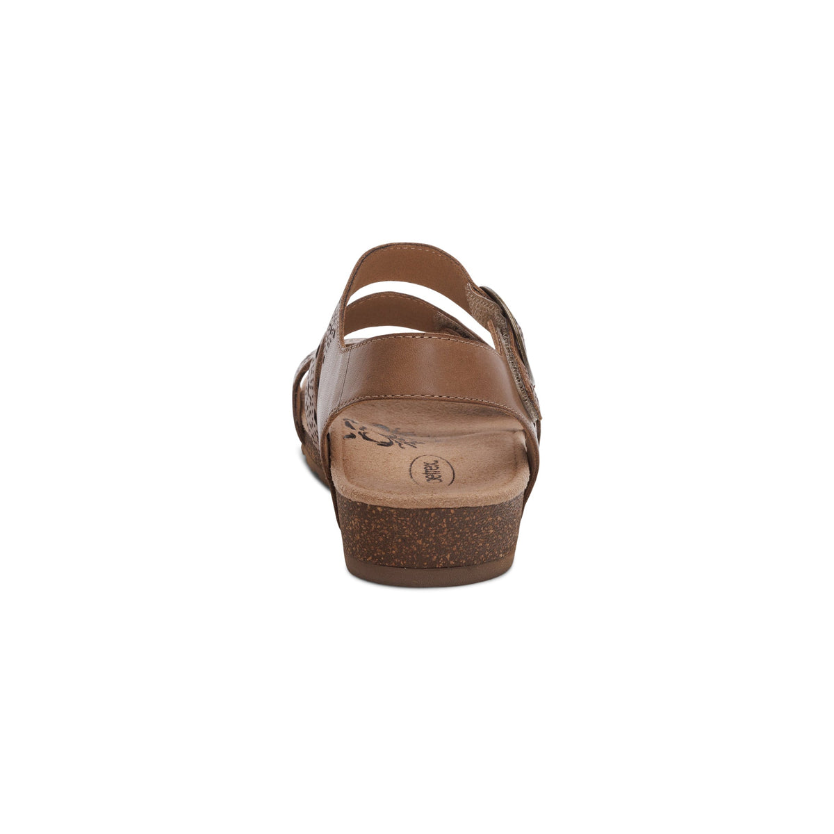 Lilly Adjustable Quarter Strap Sandal - Taupe Cutout