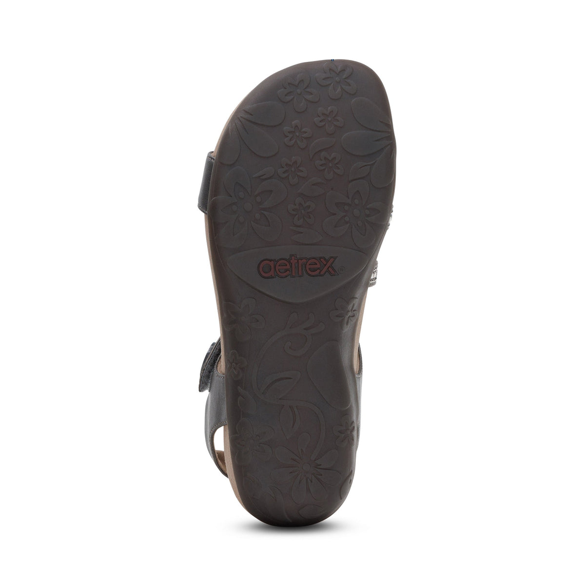 Jess Adjustable Quarter Strap Sandal - Pewter Sparkle