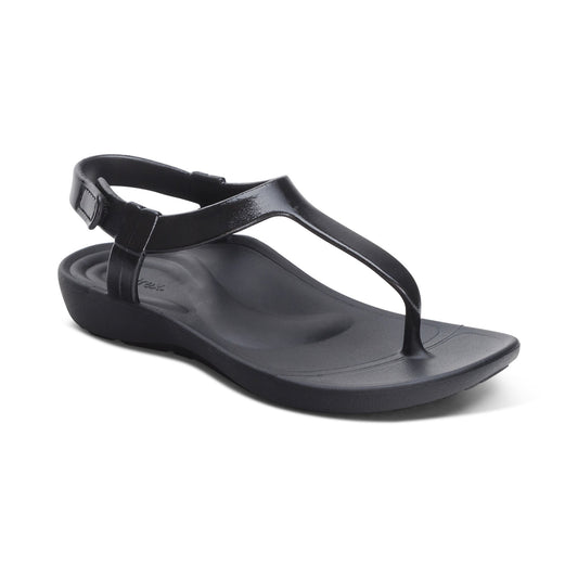 Skyler Thong Sandal - Black