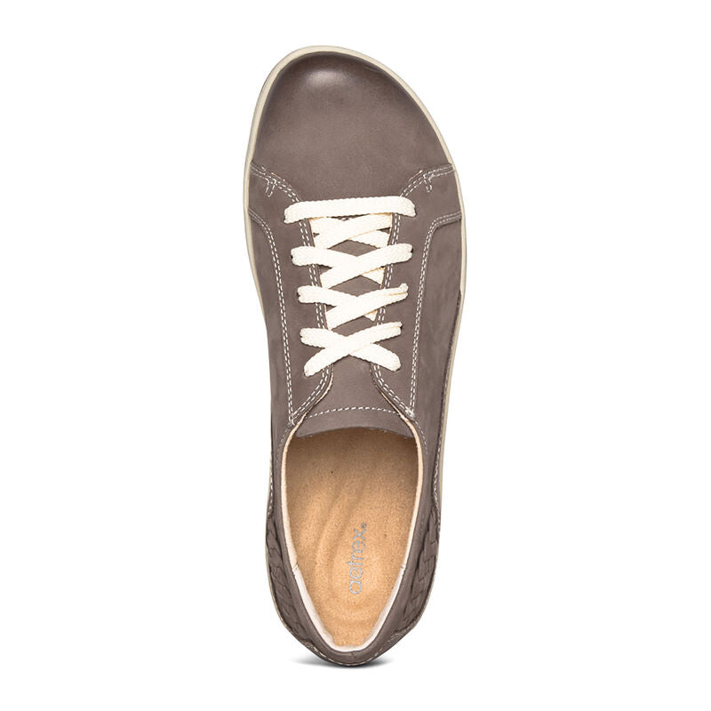 Dana Lace-Up Oxford - Warm Grey