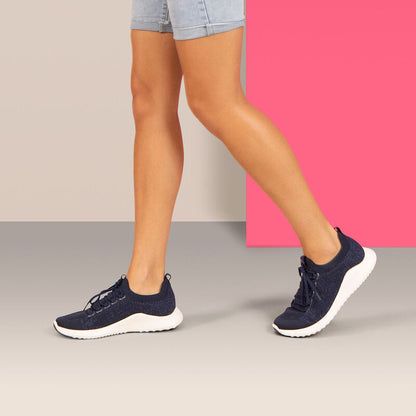 Carly Arch Support Sneaker - Navy