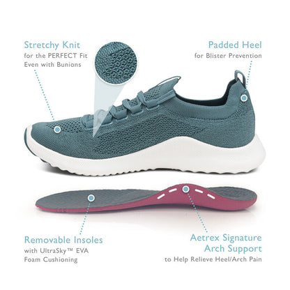 Carly Arch Support Sneaker - Navy