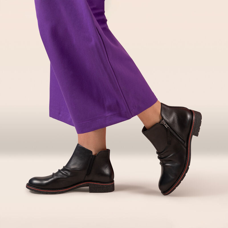 Mila Low Boot - Dark Brown