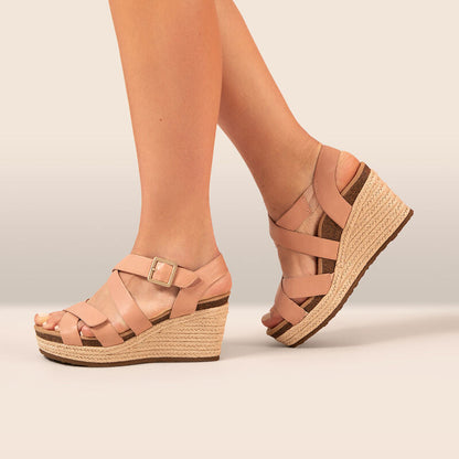 Anna Arch Support Wedge - Rose