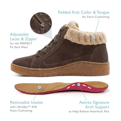 Bonnie Arch Support Sneaker - Brown
