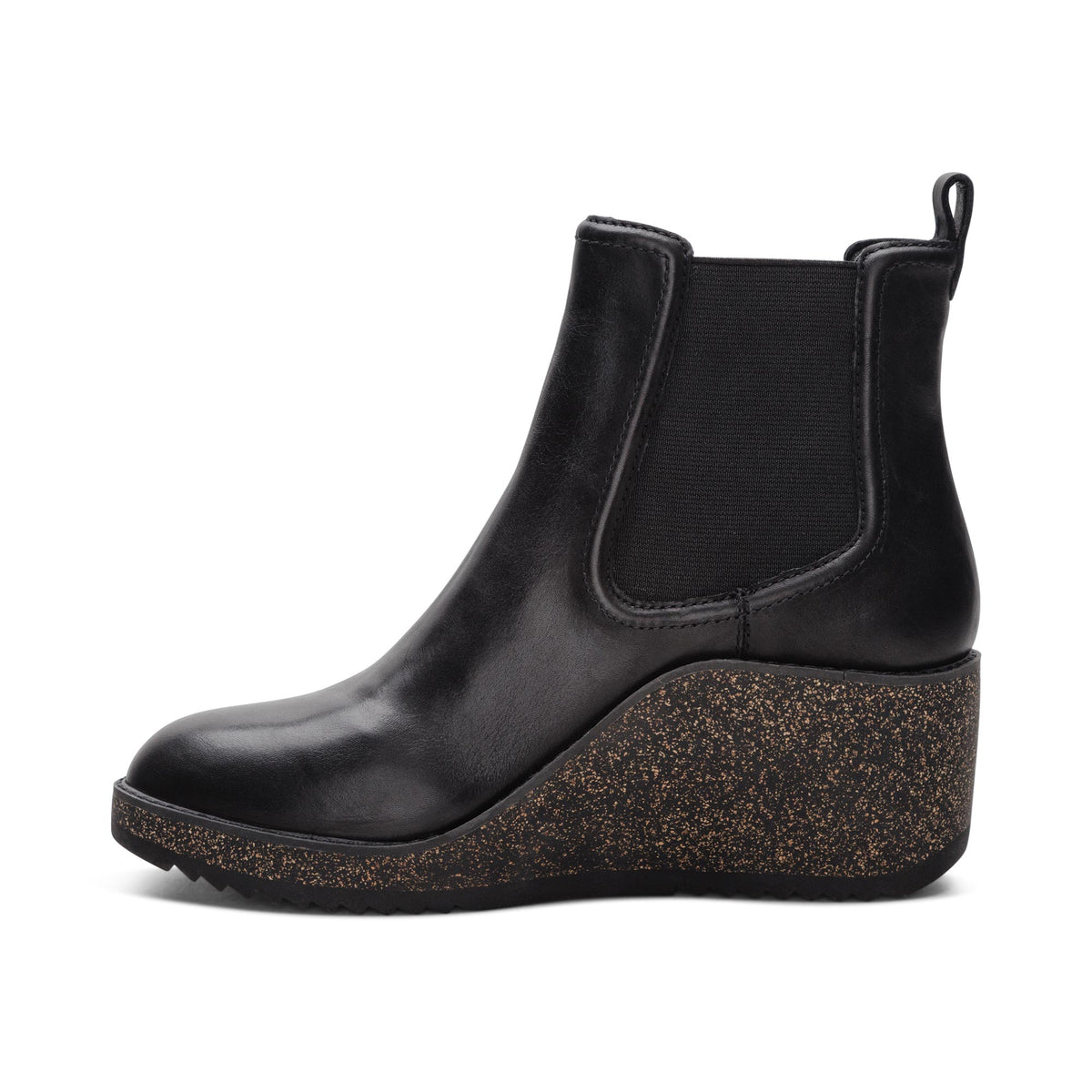 Dawn Wedge Boot - Black