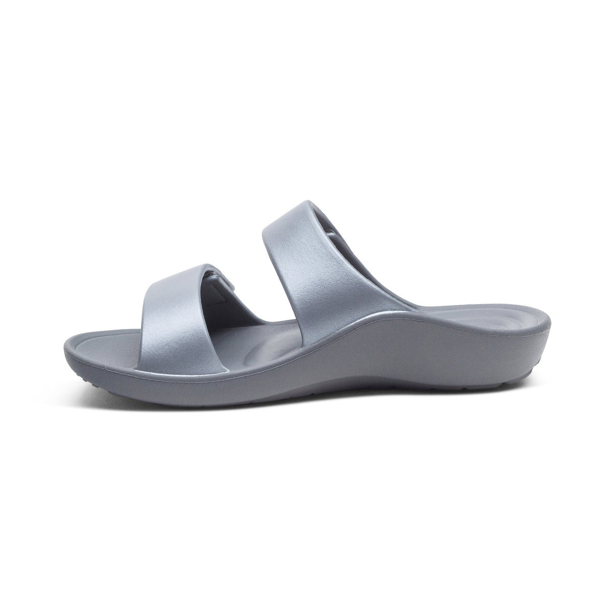 Kaia Two Band Slide - Pewter