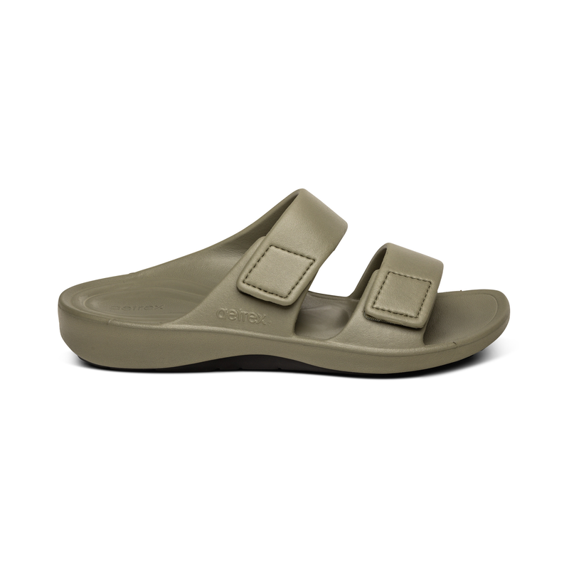 Milos Orthotic Men's Slides - Army