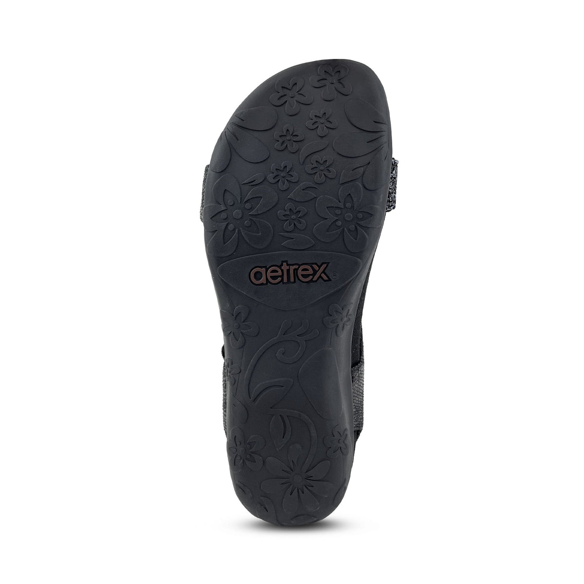 Maria Studded Quarter Strap - Jeweled Black