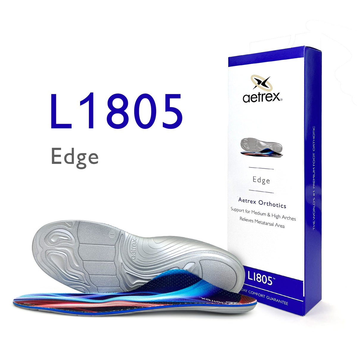 Unisex Edge Orthotics W/ Metatarsal Support