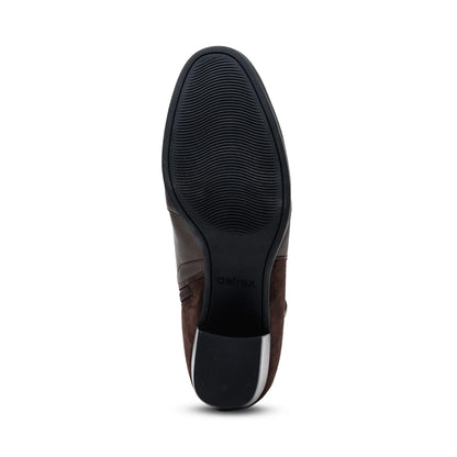 Rebecca Heel Boot - Dark Brown