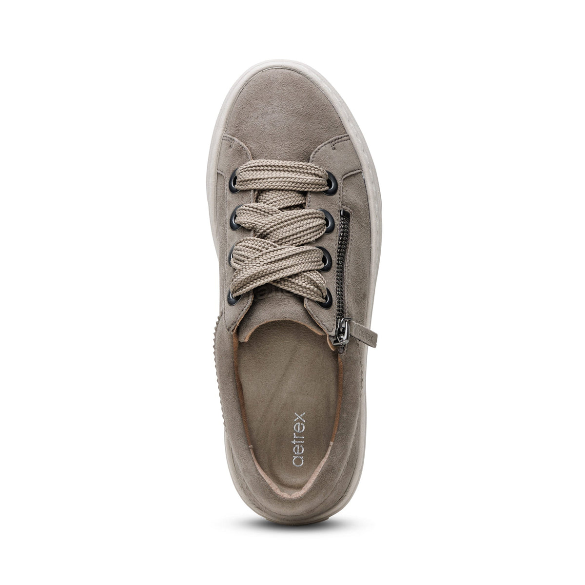 Aubrey Arch Support Platform Sneaker - Taupe