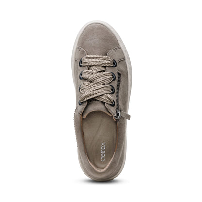 Aubrey Arch Support Platform Sneaker - Taupe