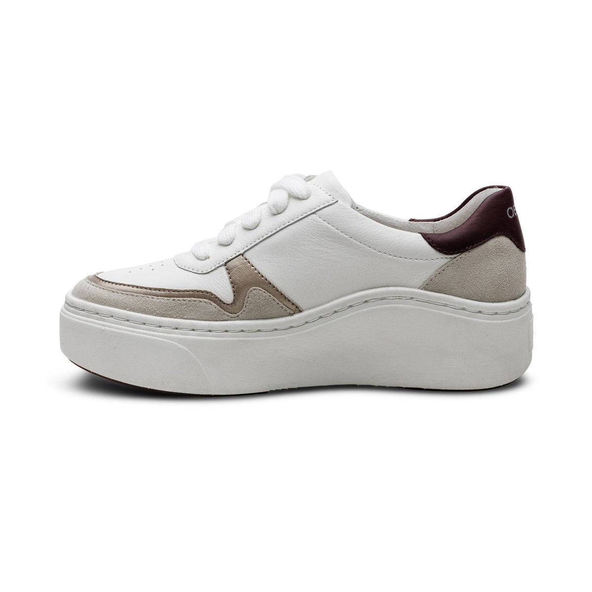 Leigh Arch Support Platform Sneaker - White