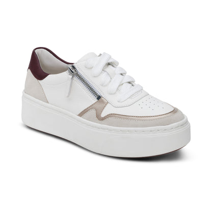 Leigh Arch Support Platform Sneaker - White