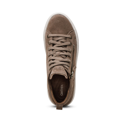 Gianna Arch Support Platform Sneaker - Taupe