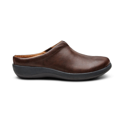 Ingrid Slip-On Clog - Dark Brown