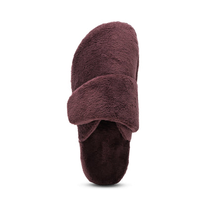 Mandy Closed Toe Slipper - Wine
