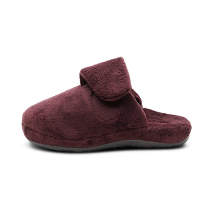 Mandy Closed Toe Slipper - Wine