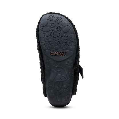 Millie Arch Support Slipper - Black
