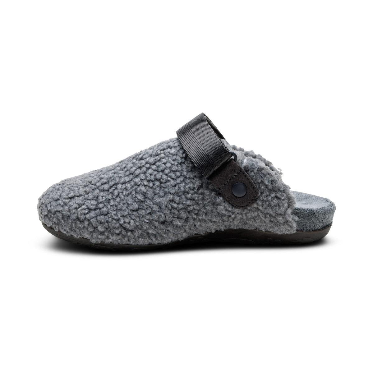 Millie Arch Support Slipper - Charcoal