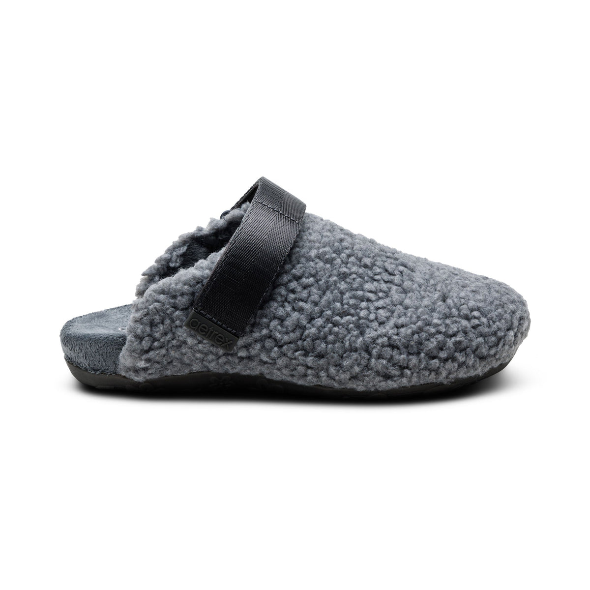 Millie Arch Support Slipper - Charcoal