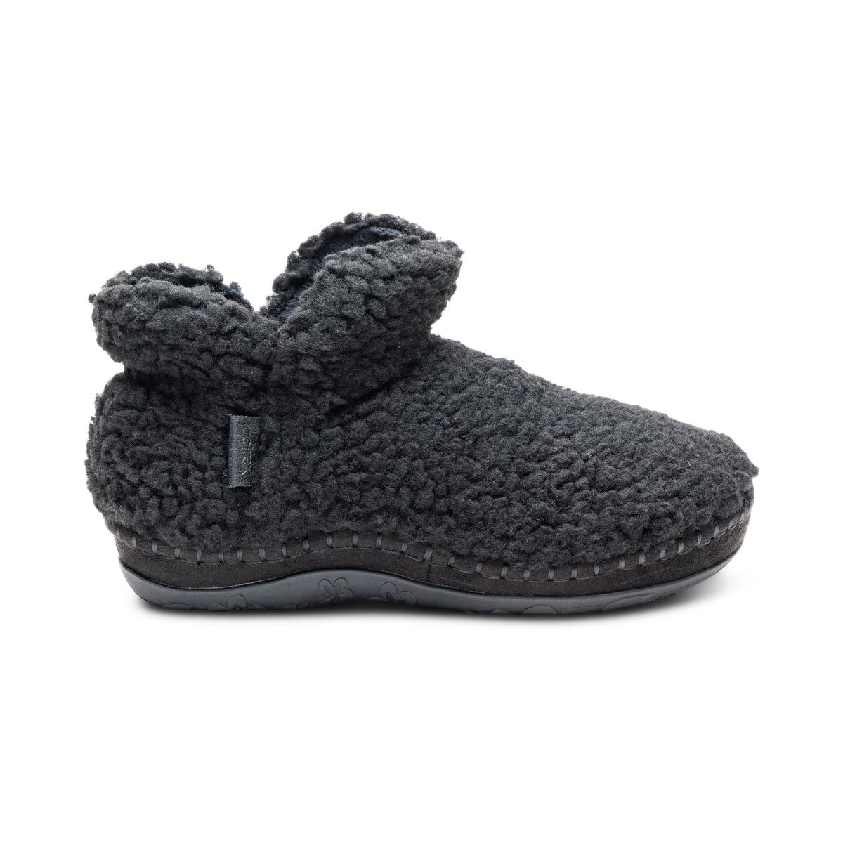 Malina Arch Support Slipper - Black