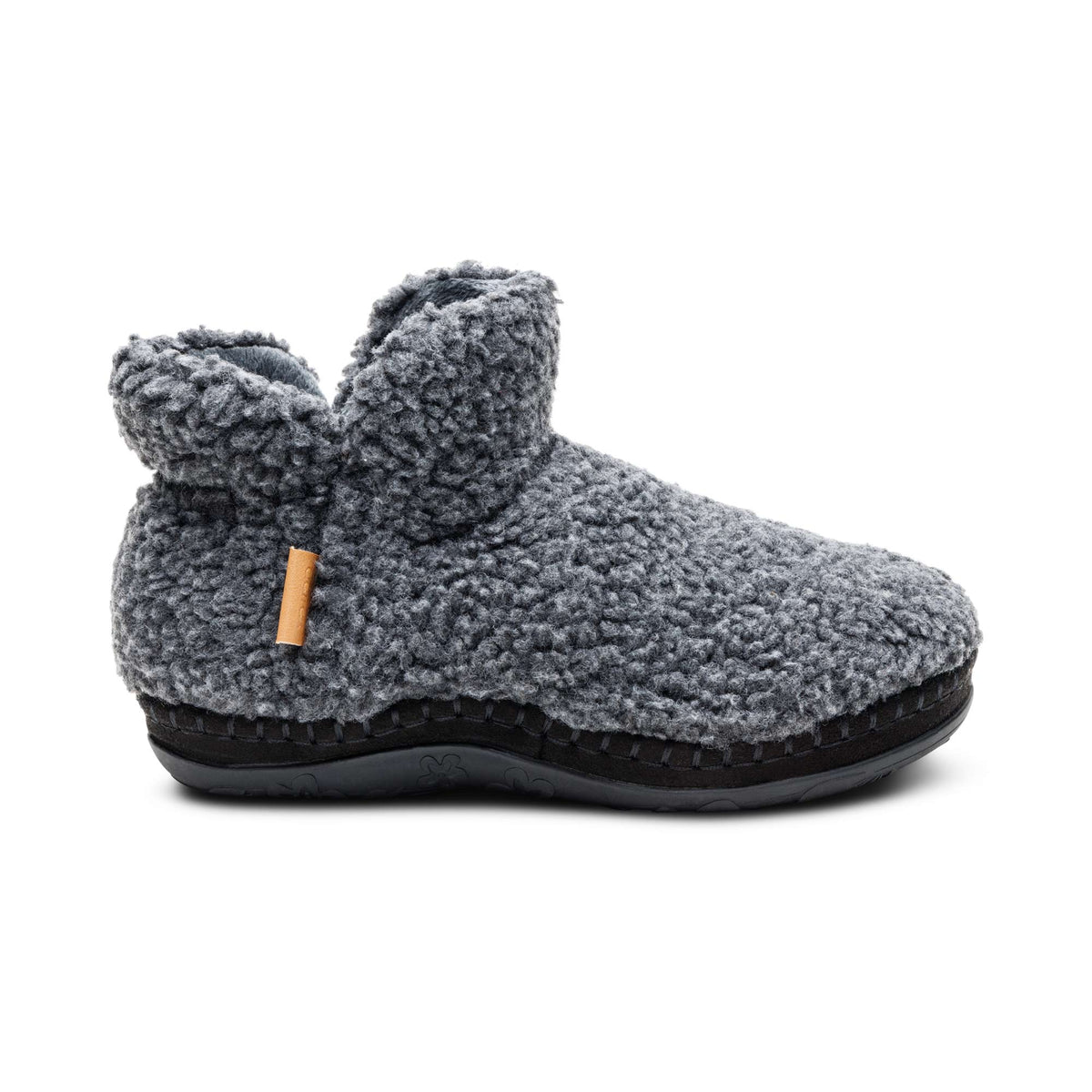 Malina Arch Support Slipper - Charcoal