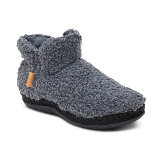 Malina Arch Support Slipper - Charcoal