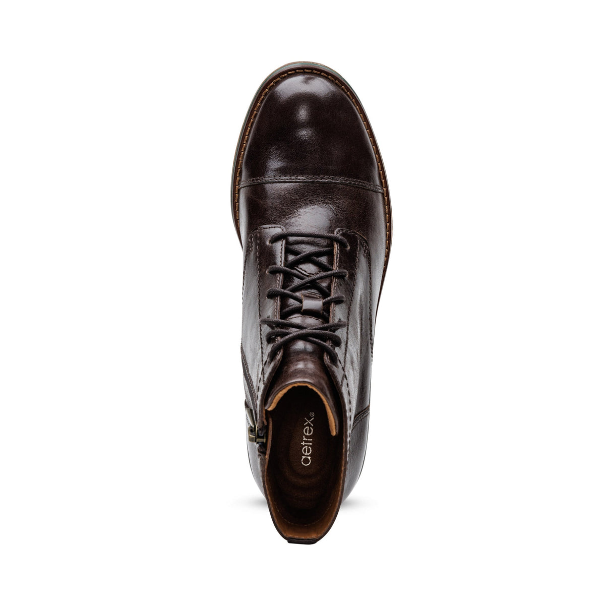 Juliet Lace-Up Boot - Dark Brown