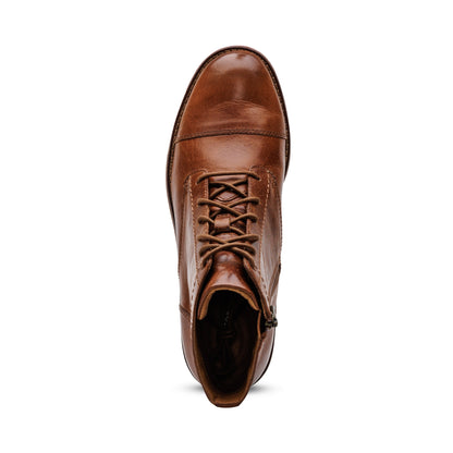 Juliet Lace-Up Boot - Cognac