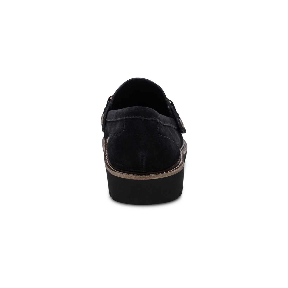 Collette Arch Support Loafer - Black Suede