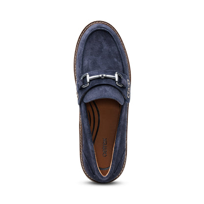 Collette Arch Support Loafer - Navy Suede