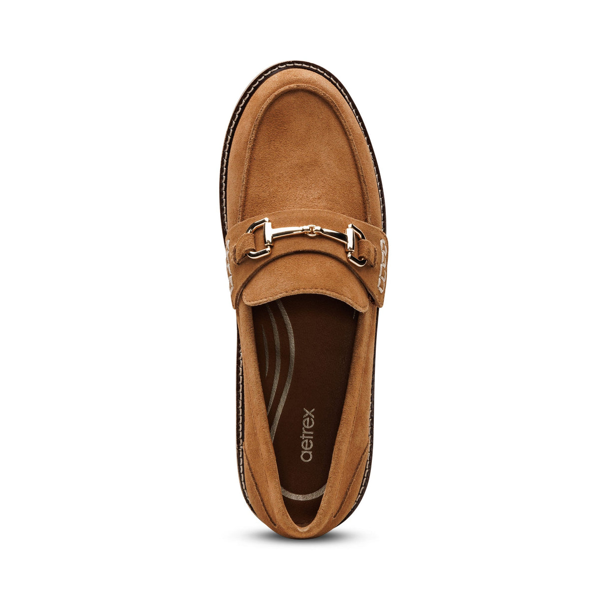 Collette Arch Support Loafer - Tan Suede