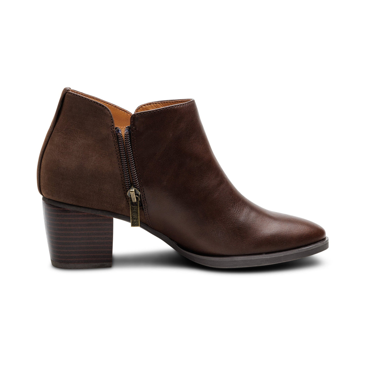 Victoria Short Bootie - Dark Brown