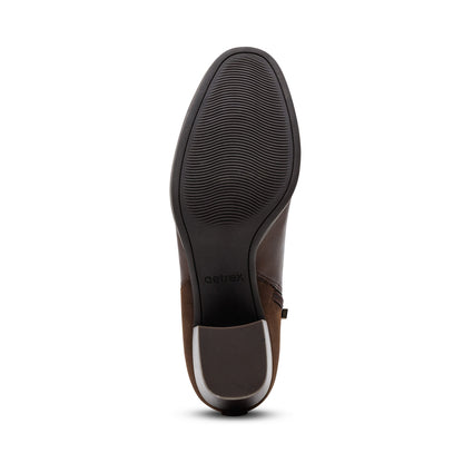 Victoria Short Bootie - Dark Brown