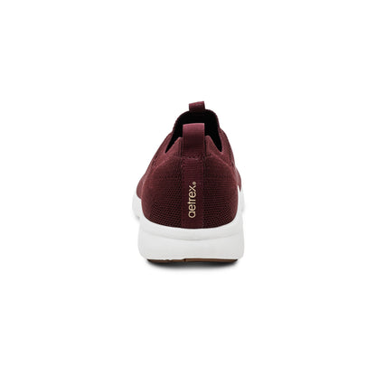 Felicity Knit Slip-On Sneaker - Burgundy