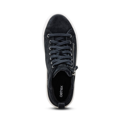 Gianna Arch Support Platform Sneaker - Black
