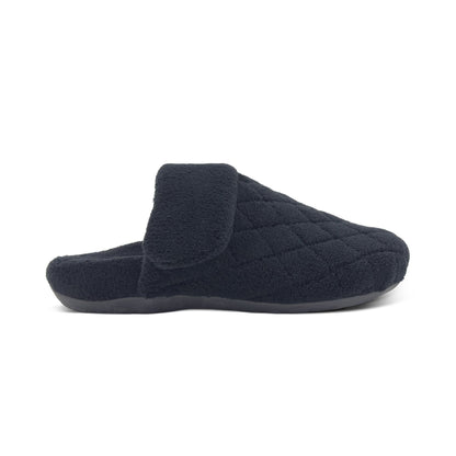 Maya Closed Toe Slipper - Black