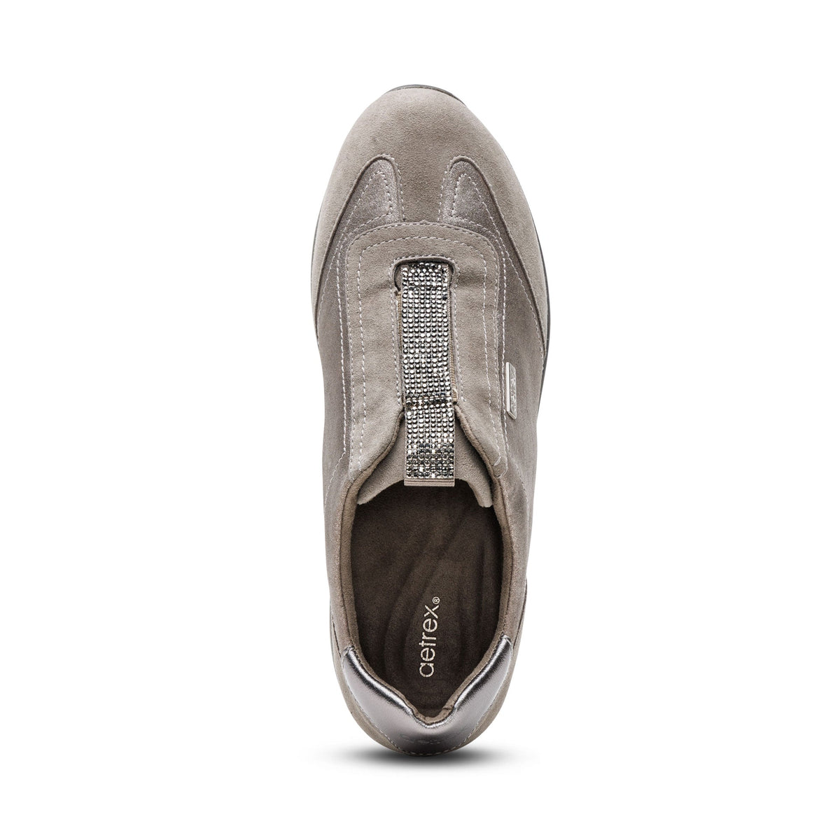 Megan Arch Support Sneaker - Pewter