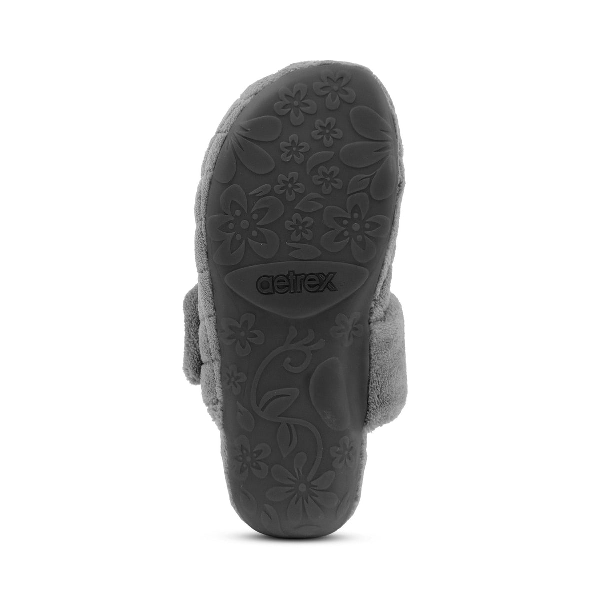 Maya Closed Toe Slipper - Charcoal