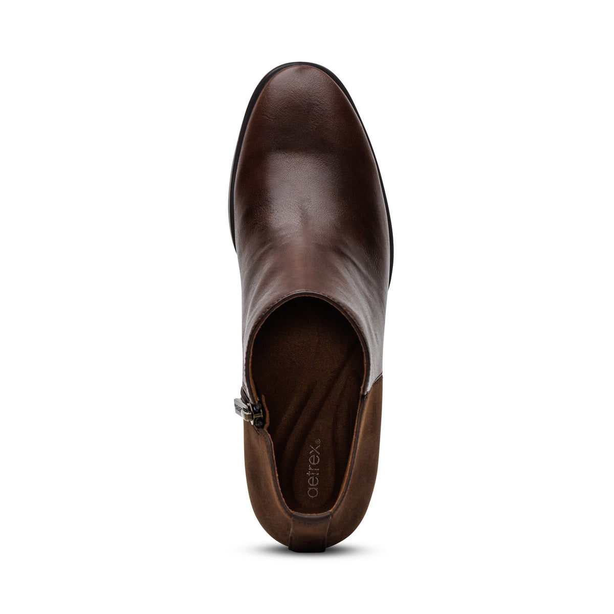 Victoria Short Bootie - Dark Brown