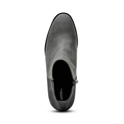 Victoria Short Bootie - Charcoal